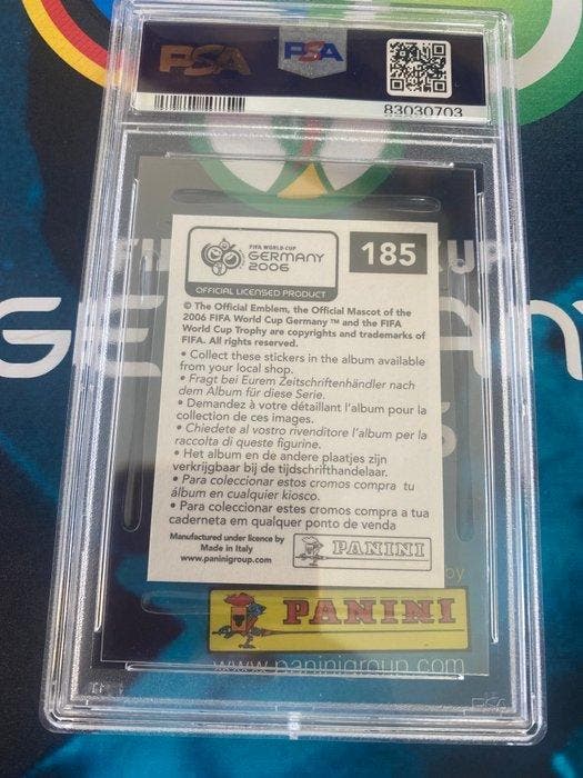 2006 Panini WC Germany 2006 Lionel Messi #185 Graded card -, Collections, Autocollants