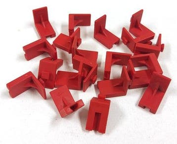 Vintage Fischertechnik 38423 hoekblok 10×15×15 – rood – 20, Verzenden, Nieuw