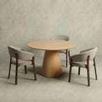 Eettafel Rond Olivia 120 cm, Huis en Inrichting, Tafels | Eettafels, Verzenden, Rond, Nieuw, Industriële meubels