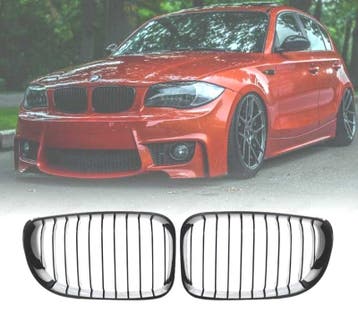 CALANDRES BMW E81 E87 E82 E88 07-11 LOOK 1M NOIR BRILLANT, Auto-onderdelen, Verzenden, Nieuw