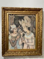 Beauté balinaise avec miroir. - Indonésie, Antiek en Kunst