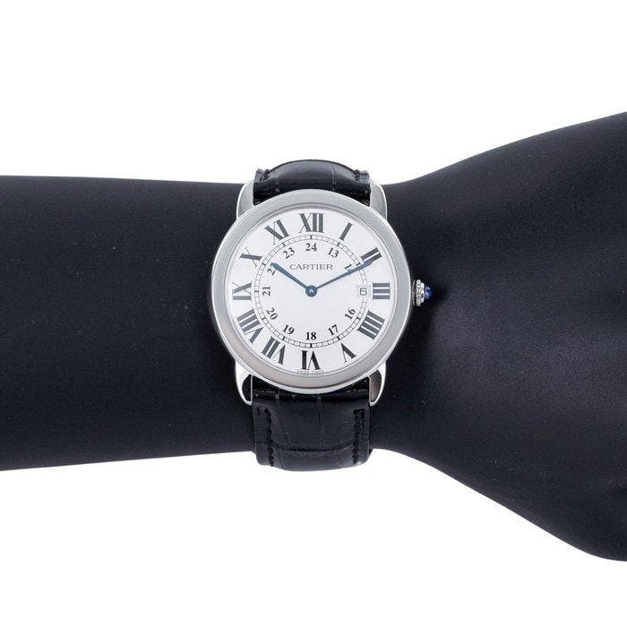 Cartier - Ronde Solo - Zonder minimumprijs - W6700255 -, Bijoux, Sacs & Beauté, Montres | Hommes