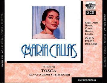 Maria Callas, Puccini, Renato Cioni, Tito Gobbi, Victor Godf, Verzenden, Gebruikt