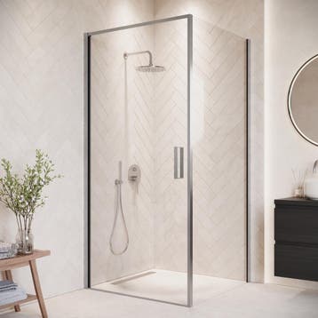 Douchecabine Alava 80 x 80 x 190 cm Chroom, Verzenden, Nieuw