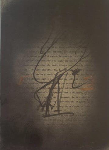 Antoni Tapies (1923-2012), after - Graffitti, Antiek en Kunst