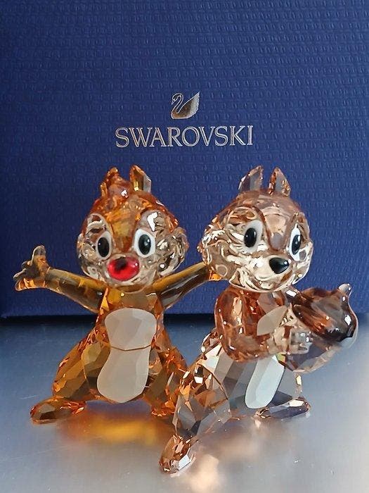 Swarovski - Disney Mickey and friends - Figuur - Chip n, Antiquités & Art, Curiosités & Brocante
