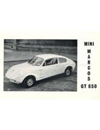 1969 MINI MARCOS GT 850 BROCHURE ENGELS, Nieuw