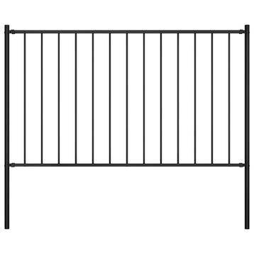 Stalen Hekpaneel 1,7m | Tweede kansje | OP = OP (tuinhek), Tuin en Terras, Verzenden, Zo goed als nieuw, Overige materialen, Tuinhek