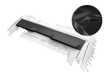 Achterraamspoiler met ABE voor Mercedes-Benz SLK / SLC (R172, Verzenden, Nieuw