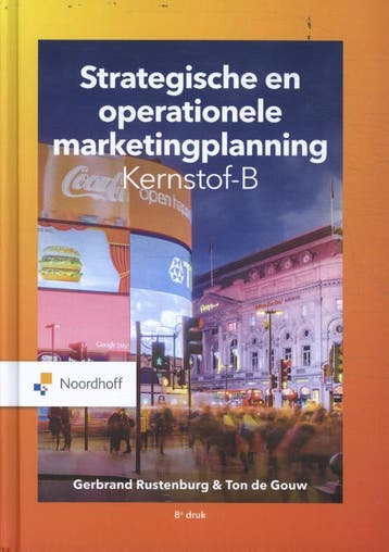 Strategische en operationele marketingplanning 9789001078362, Boeken, Verzenden, Zo goed als nieuw, Ton de Gouw
