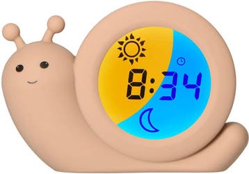 Slaaptrainer - Nachtlampje - Kinderwekker - Pastel Beige - A, Verzenden, Nieuw