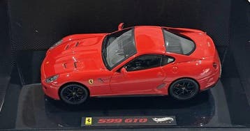 Hot Wheels 1:43 - Model sportwagen (3) - 599 GTO / 458, Nieuw