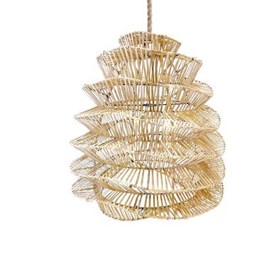 Bazar Bizar De Good Vibes Hanglamp - Naturel - M -, Overige materialen, Verzenden, Bohemian/Modern, Zo goed als nieuw