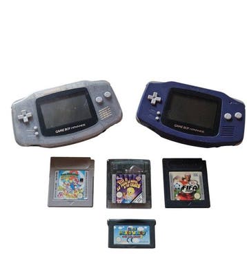 Nintendo - Gameboy Advance - Videogameconsole + games, Nieuw