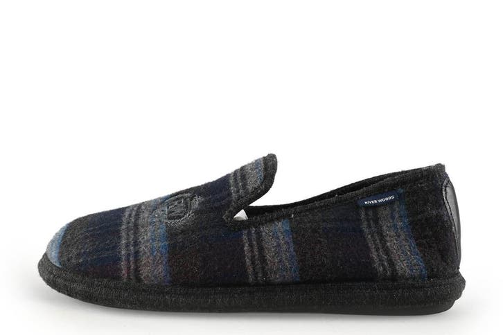 River Woods Pantoffels in maat 44 Grijs, Kleding | Heren, Schoenen, Overige kleuren, Zo goed als nieuw, Pantoffels of Sloffen