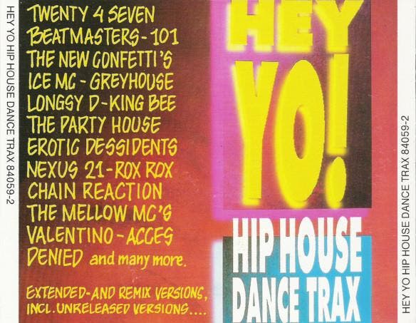 Various - Hey Yo! Hip House Dance Trax, Cd's en Dvd's, Cd's | Pop, Gebruikt, Verzenden