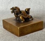 Sceau - Dragon / Tortue, Antiquités & Art