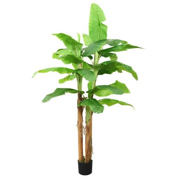 vidaXL Kunstboom met pot banaan 300 cm groen, Verzenden, Nieuw
