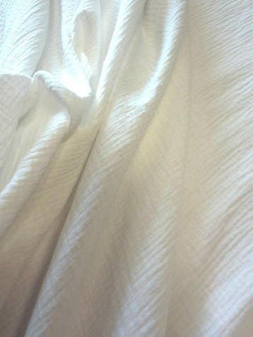 Elegante en zeer zachte dubbele muslin van puur katoen in