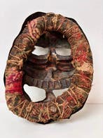 Citipati skull mask - Katoen, Koper - Nepal - 20e eeuw