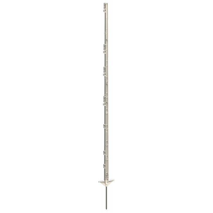 Volle kunststof paal met stalen punt 156cm dubbele trede,, Tuin en Terras, Palen, Balken en Planken, Nieuw