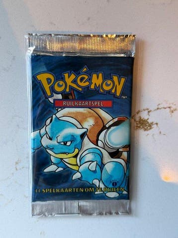 Pokémon - 1 Booster pack - Blastoise 1st Edition Base Set -