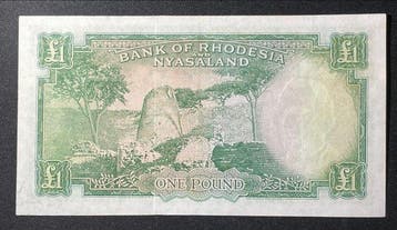 Rhodesië en Nyasaland. - 1 Pound 16/12/1960 - Pick 21b