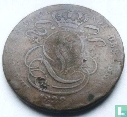 België 5 centimes 1838, Timbres & Monnaies, Monnaies | Belgique, Envoi