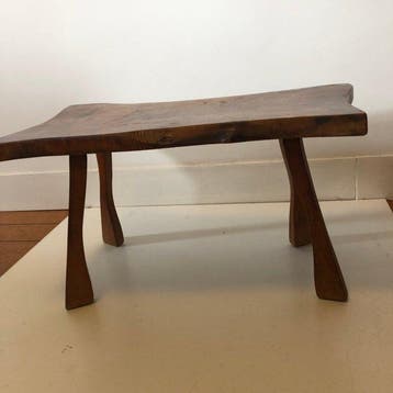 Bijzettafel - Eikenhout - Vintage Boomstam Tafeltje
