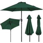 2dekans | Yaheetech Parasol - Ø230 cm - Kantelbaar - Met, Ophalen of Verzenden