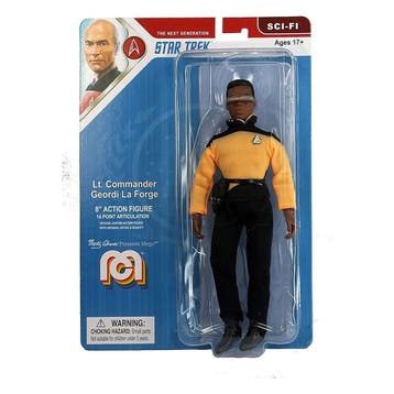 Star Trek Action Figure Geordi La Forge 20 cm, Ophalen of Verzenden, Nieuw