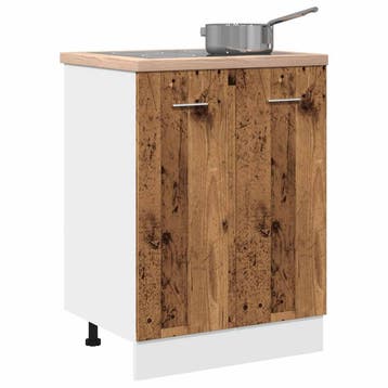 vidaXL Onderkast Lyon 60x46x81,5 cm bewerkt hout oud, Verzenden