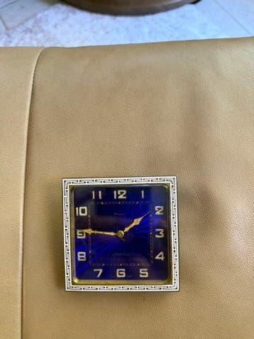 Tafel/bureauklokken - M. Plojoux & Co, Montreux & Geneve -, Antiek en Kunst, Antiek | Klokken