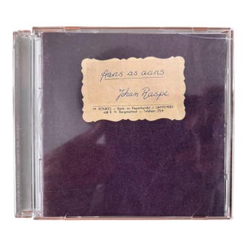 Johan Raspe - Aans As Aans (CD) (TWEEDEHANDS), Cd's en Dvd's, Cd's | Overige Cd's, Verzenden, Nieuw in verpakking