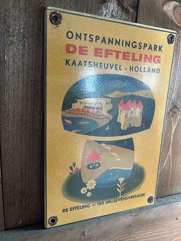 De Efteling Kaatsheuvel Holland – nostalgisch emaille