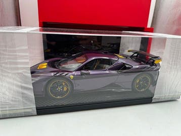 BBR 1:12 - Modelauto - Ferrari SF90XX Stradale Viola HK -, Nieuw