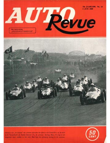 1959 AUTO REVUE MAGAZINE 12 NEDERLANDS, Ophalen of Verzenden