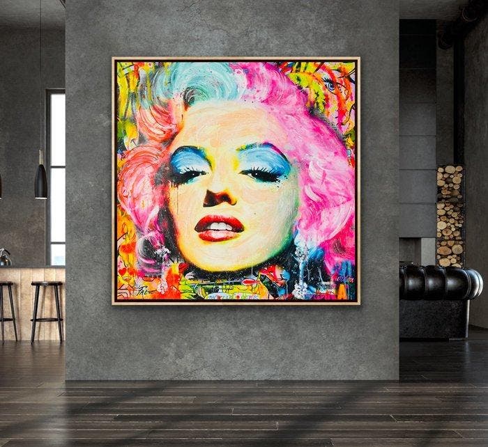 Joaquim Falco - MARILYN MONROE TRIBUTE XL, Antiquités & Art, Art | Peinture | Moderne