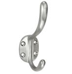 Hoedhaak Bern mat nikkel ongelakt, Huis en Inrichting, Nieuw, Overige materialen