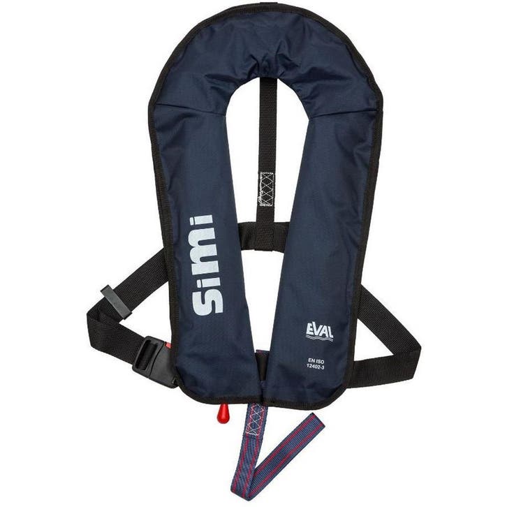Eval Simi Opblaasbaar Reddingsvest 160N Blauw, Watersport en Boten, Watersportkleding, Nieuw, Ophalen of Verzenden
