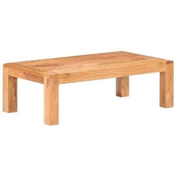 Salontafel acacia 110cm | Retour Deal | Snel weg!, Huis en Inrichting, Tafels | Salontafels, Rustieke stijl, 100 tot 150 cm, Verzenden
