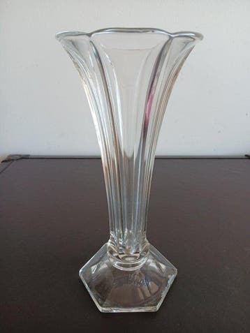 Val Saint Lambert - Vaas (2) - Glas - Geen reserveprijs!, Antiek en Kunst