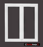 PVC Ramen zonder middenstijl B130xH150 en B200xH150 Ug=1.1, Ophalen of Verzenden, Gevelraam of Ruit