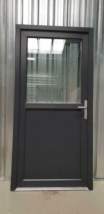 PVC Deuren B98xH200 5-puntsluiting voor garage en tuinhuis!!, Kunststof, 80 tot 100 cm, Minder dan 200 cm, Nieuw