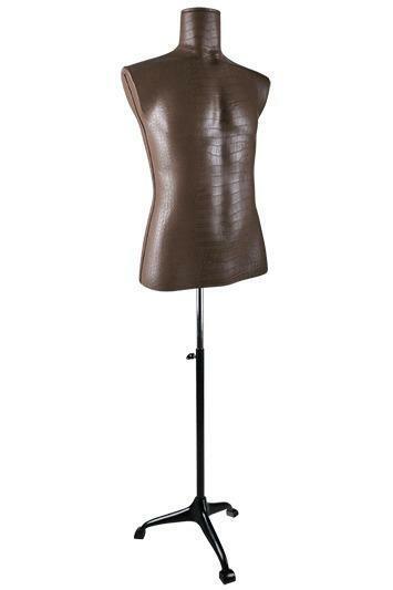 *TIP*  Buste man bruin 3/4 model op poot BC966-SC6, Ophalen of Verzenden