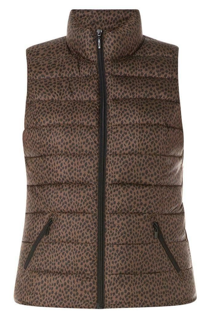 Bodywarmer Yesta animal print maat 52, Kleding | Dames, Bodywarmers, Verzenden