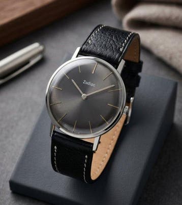 Zodiac - Vintage Ultra-Thin Dress Watch - 17 Jewels Manual, Nieuw