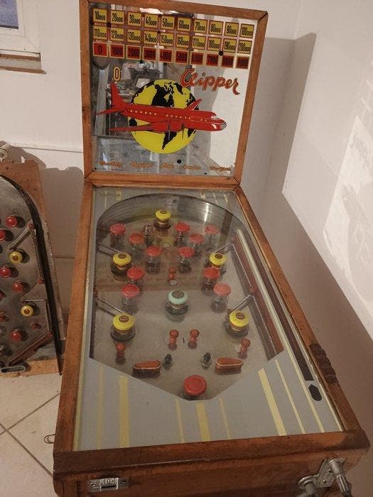 Bergmann - Mechanische flipperkast Clipper - Pinball -, Antiek en Kunst, Antiek | Wandborden en Tegels