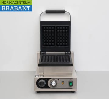 HCB RVS Wafelijzer Luikse wafels 230V Horeca, Ophalen of Verzenden