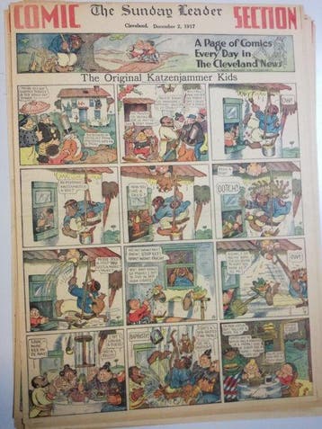 The Original Katzenjammer Kids - 19 Krantenpaginas en, Nieuw